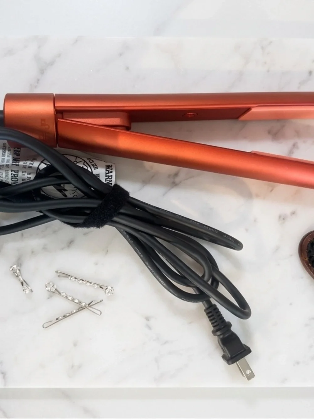 BeKind Flex Ceramic Hair Styling Wand — Orange